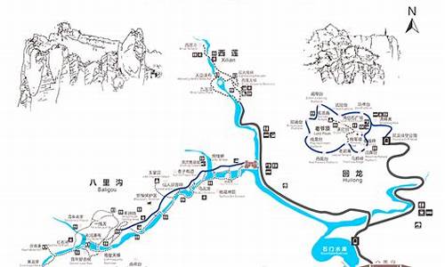 八里沟旅游路线_八里沟旅游路线图